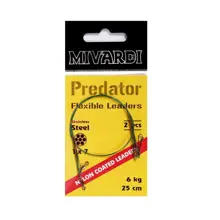 MIVARDI - Lanká na dravce Predator (stavce + karabínka) 2 ks 35 cm 9 kg