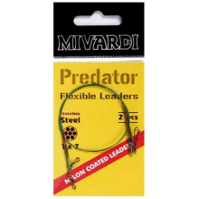 MIVARDI - Lanká na dravce Predator (stavce + karabínka) 2 ks 45 cm 12 kg
