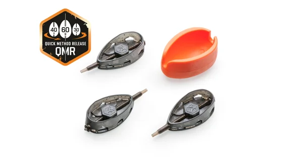 MIVARDI - Method Feeder set QMR Flat L 30 g + 40 g + 50 g + Formička