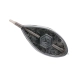 MIVARDI - Method Feeder set QMR Flat L 30 g + 40 g + 50 g + Formička
