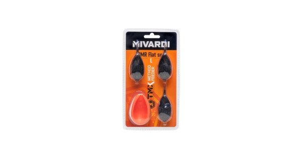 MIVARDI - Method Feeder set QMR Flat L 30 g + 40 g + 50 g + Formička