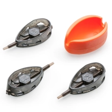 MIVARDI - Method Feeder set QMR Flat L 30 g + 40 g + 50 g + Formička