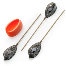 MIVARDI - Method Feeder set QMR Flat L Long 30 g + 40 g + 50 g + Formička