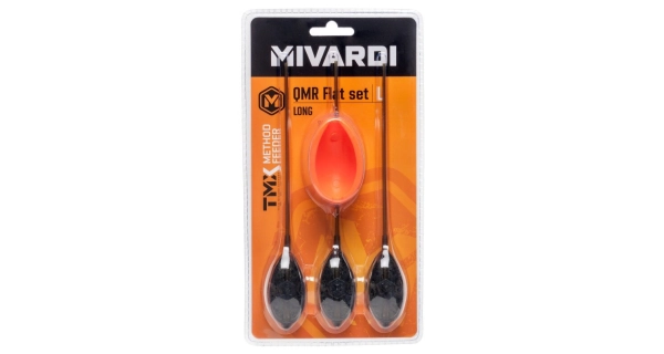 MIVARDI - Method Feeder set QMR Flat L Long 30 g + 40 g + 50 g + Formička