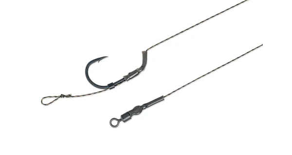 MIVARDI - Náväzec Classic Boilie Rig Easy s obratlíkom veľ. 1 Camo