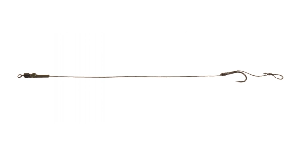 MIVARDI - Náväzec Classic Boilie Rig Easy s obratlíkom veľ. 4 Čierny