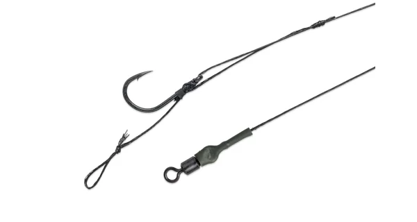 MIVARDI - Náväzec Classic Boilie Rig Easy s očkom veľ. 4 Čierny