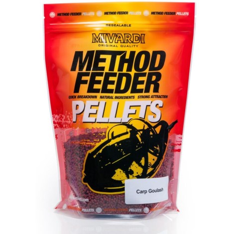 MIVARDI - Pelety Method Pellets 750 g 2,8 mm Kaprí guláš