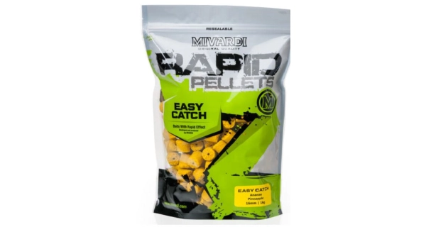 MIVARDI - Pelety Rapid Easy Catch 12 mm 1 kg Ananás