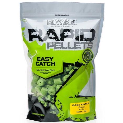 MIVARDI - Pelety Rapid Easy Catch 4 mm 1 kg Cesnak