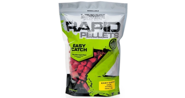 MIVARDI - Pelety Rapid Easy Catch 8 mm 1 kg Jahoda