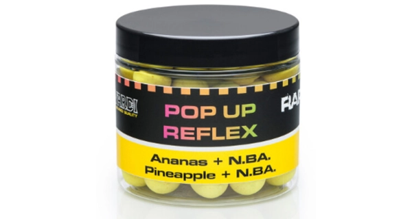 MIVARDI - Plávajúce boilies Rapid Pop Up Reflex Pineapple + N.BA. 14 mm 70 g