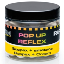 MIVARDI - Plávajúce boilies Rapid Pop Up Reflex Scopex smotana 14 mm 70 g