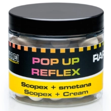 MIVARDI - Plávajúce boilies Rapid Pop Up Reflex Scopex smotana 14 mm 70 g