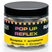 MIVARDI - Plávajúce boilies Rapid Pop Up Reflex Scopex smotana 14 mm 70 g