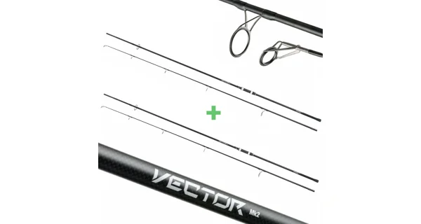MIVARDI - Prút Vector Carp MK2 360H 3,6 m 3 lb Set 1+1