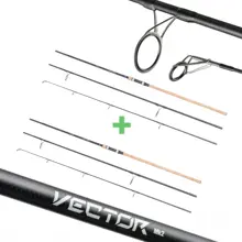 MIVARDI - Prút Vector MK2 FC 360H 3,6 m 3 lb Set 1+1 3 diely