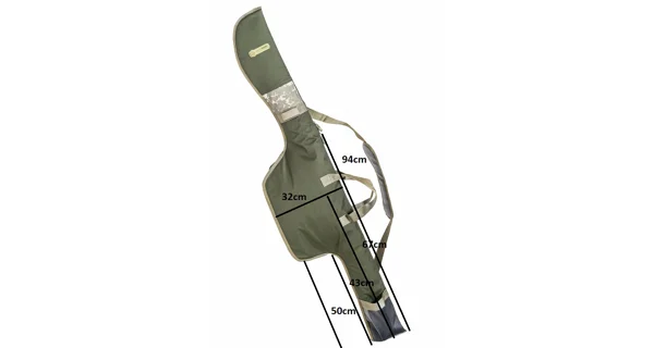 MIVARDI - Puzdro na prúty Camocode 145 cm - Double - 2 prúty