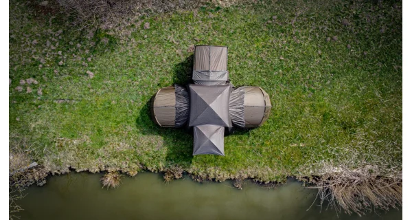 MIVARDI - Sada na napojenie bivaku k prístrešku Base Camp Xtreme XXL