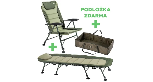 MIVARDI - SET Lehátko Comfort XL8 + Kreslo Premium Quattro + Podložka Entrix XL ZADARMO