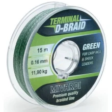 MIVARDI - Šnúra Terminal D-Braid - Green 0,08 mm 15 m