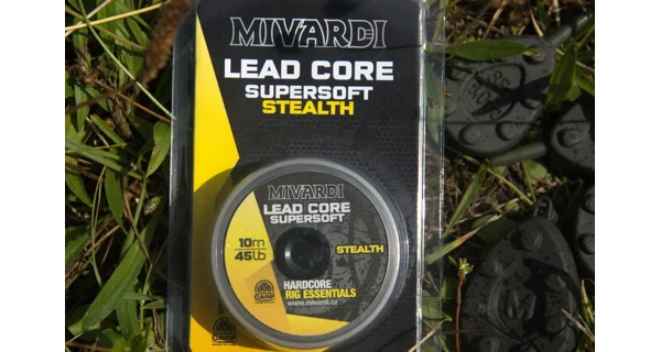 MIVARDI - Šnúrka Lead core supersoft - Stealth 10 m / 45 lb