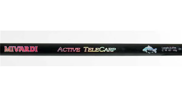 MIVARDI - Teleskopický prút Active Telecarp 2,4 m 40-80 g