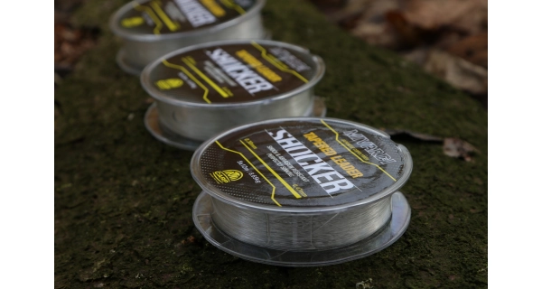 MIVARDI - Ujímaný vlasec Shocker Tapered Leader 0,30-0,47 mm 8,65 kg 5 x 12 m