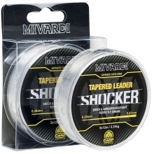 MIVARDI - Ujímaný vlasec Shocker Tapered Leader 0,30-0,47 mm 8,65 kg 5 x 12 m