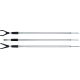 MIVARDI - Vidlička hliníková S tŕňom 125 cm (70 - 125 cm ) závit