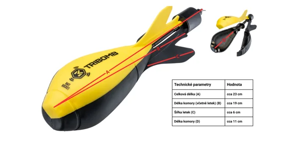 MIVARDI - Vnadiaca raketa Tribomb Bait Rocket