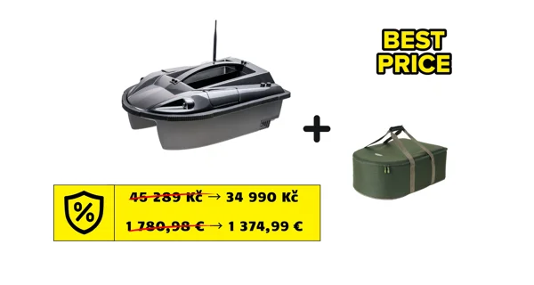 MIVARDI - Zavážacia lodička Carp Scout Li-ion 20 + Transportná taška
