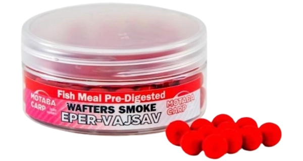 MOTABA CARP - Mrakujúca vyvážená boilies Magic Smoke Wafters Jahoda Kyselina maslová 8 mm 30 g