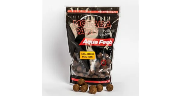 MOTABA CARP - Rozpustné boilies Aqua Feed 24 mm 1 kg Krill