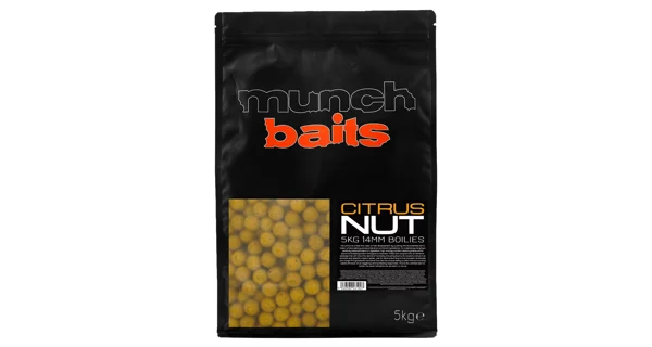 MUNCH BAITS - Boilies Citrus Nut 14mm 5kg