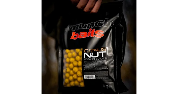 MUNCH BAITS - Boilies Citrus Nut 14mm 5kg