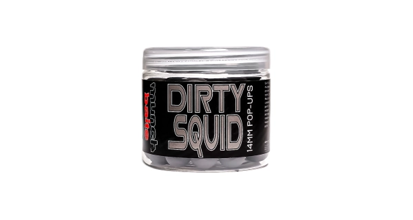 MUNCH BAITS - Plávajúce boilies Dirty Squid 10mm 200ml