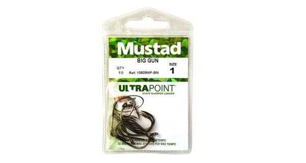MUSTAD - Háčik Big Gun Black Nickel veľ. 2/0 8 ks