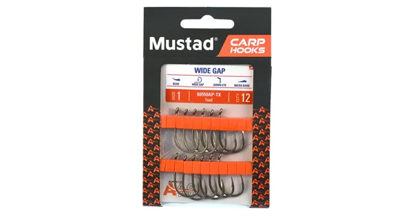 MUSTAD - Háčiky Carp Wide Gape veľ. 8 12 ks