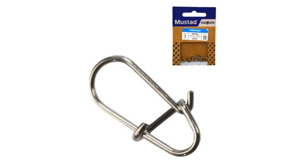 MUSTAD - Karabínka Power Lure Snak Klip veľ. 3 10 ks