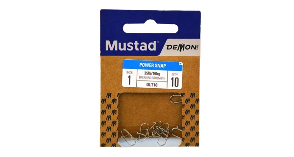 MUSTAD - Karabínka Power Lure Snak Klip veľ. 3 10 ks