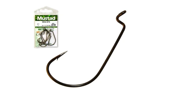 MUSTAD - Offsetové háčiky Mega Bite Worm veľ. 1/0 7 ks