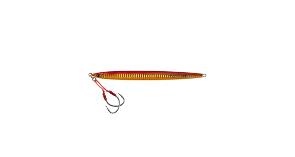 MUSTAD - Pilker Mezashi Slim Jig 20 cm 150 g Red Glow