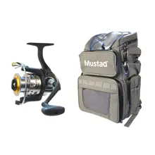 MUSTAD - Set Batoh Game Time + Navijak Ryobi Oasys 2000