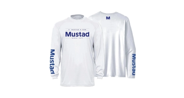 MUSTAD - Tričko Light Grey UV veľ. M