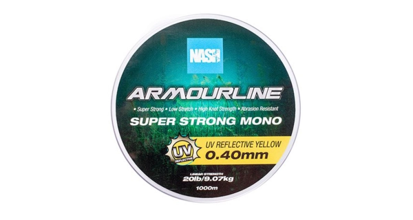 NASH - Armourline Super Strong Mono UV Yellow 1000 m 0,40 mm 9,07 kg