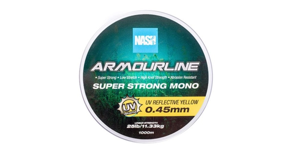 NASH - Armourline Super Strong Mono UV Yellow 1000 m 0,45 mm 11,33 kg