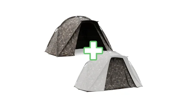 NASH - Bivak Titan Hide XL Camo Pro + Přední panel ZDARMA