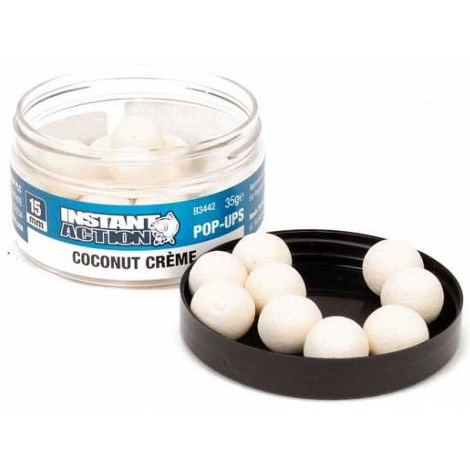 NASH - Boilie Pop Ups Coconut Créme 15 mm 35 g