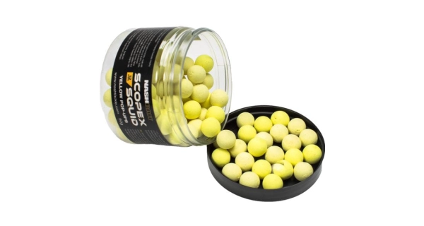 NASH - Boilie Pop-Ups Scopex Squid Yellow 75 g 20 mm